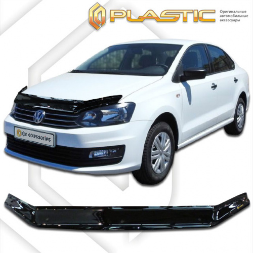 Дефлектор капота Ca-Plastic для Volkswagen Polo, арт.2010010111687