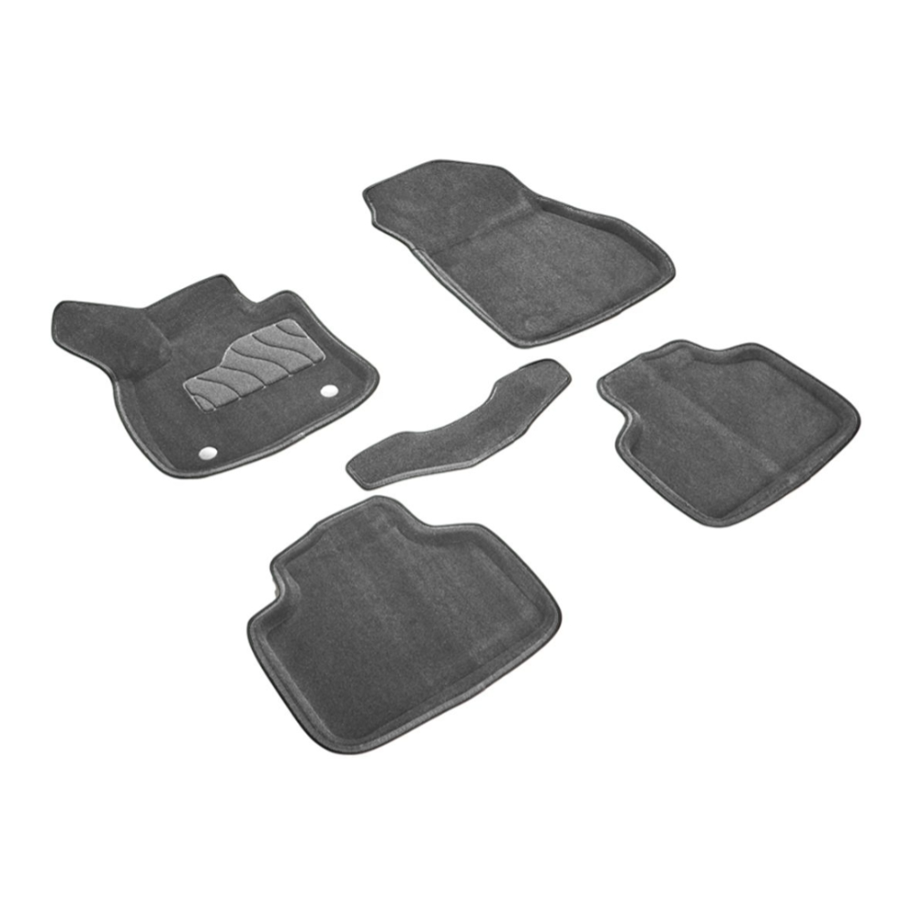 Коврики в салон BMW X1 (F48) 2015-2019, 3D ткань Seintex , Графит, Арт. 99896