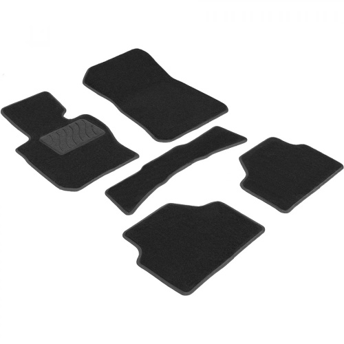 Коврики в салон BMW X1 (E84) 2009-2012, ткань Seintex Lux, Черный, Арт. 86216