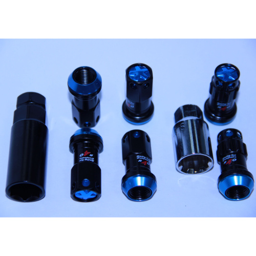 Комплект гаек M12x1.25 Конус h-45мм закрытая, Черный, Спец Ключ, Арт. M882HBU