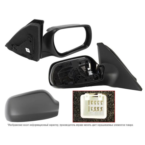 Зеркало боковое  Mazda 3 (BK) 2003-2006 Седан Регулировка/ 3 контакта, справа (R) Арт. STMZV79401