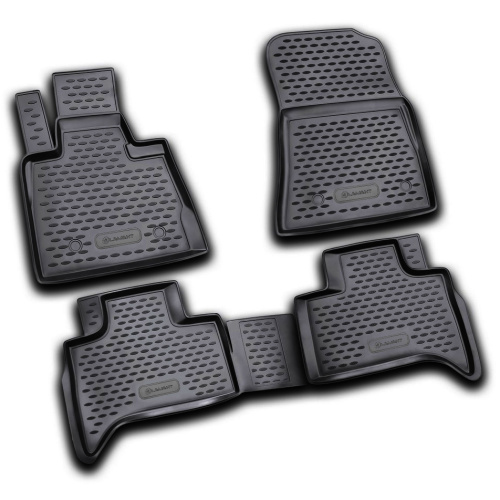 Коврики в салон BMW X5 (E53) 1999-2003, полиуретан Element, Черный, Арт. NLC.05.29.210k