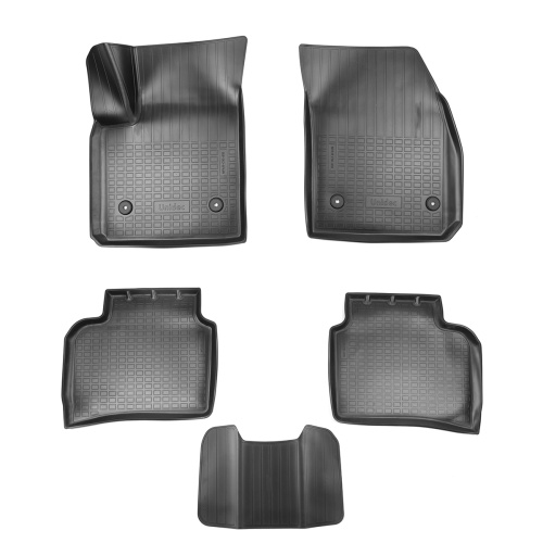 Коврики в салон Cadillac XT4 2018-2022, полиуретан 3D Norplast, Черный, Арт. NPA11-C10-810