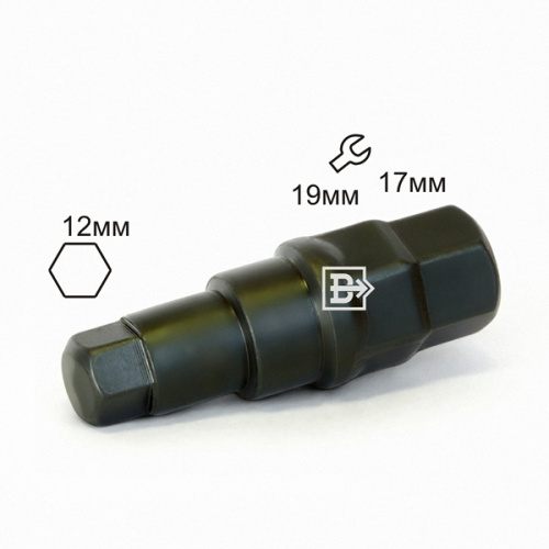 Ключ внутренний шестигран CSTL171912 12мм Черный Vector K171912