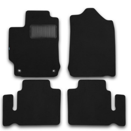 Коврики в салон Toyota Camry (XV50) 2011-2014, ткань Klever premium, Черный, Арт. KVR03485622110KH