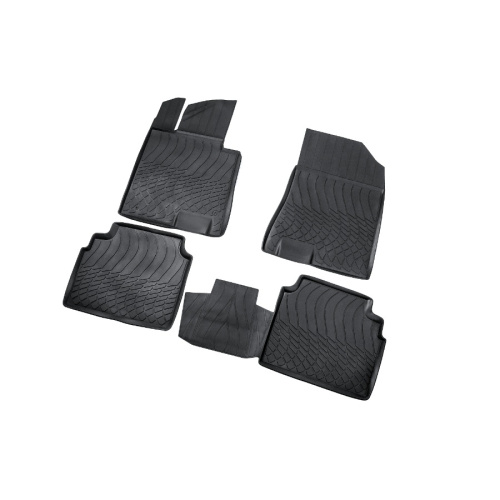 Коврики в салон Kia K5  2019-, литьевые Rival, Черный, Арт. 62809001