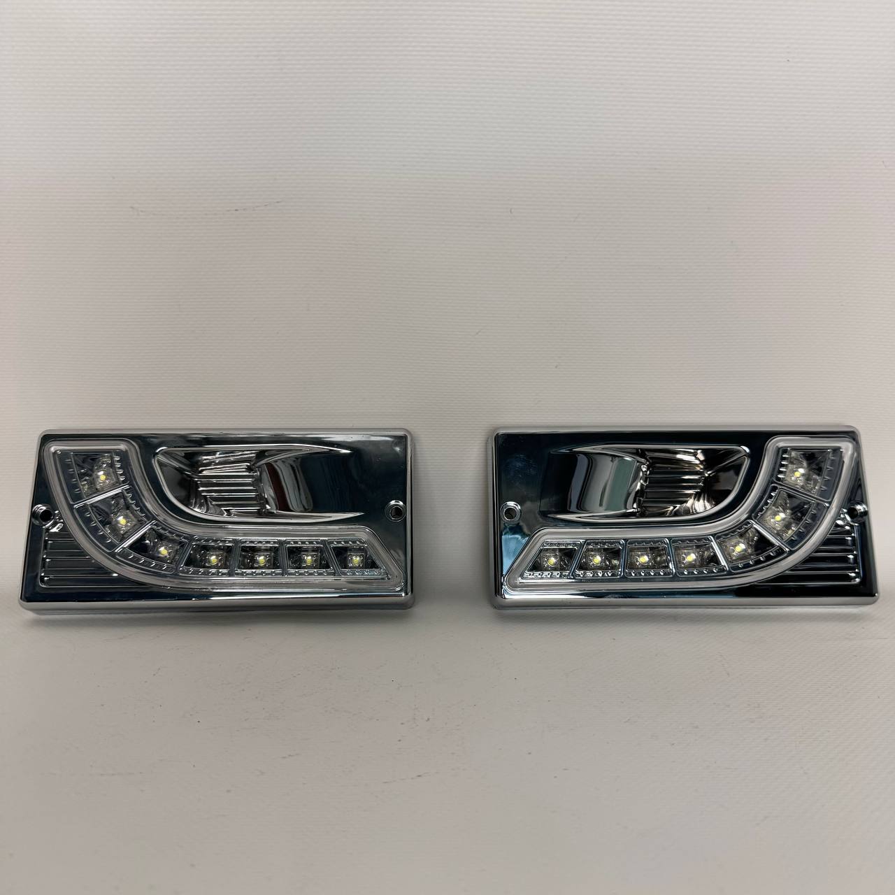 ДХО фара  LADA (ВАЗ) 2110 Хром, (L+R) комплект Арт. HY-174-3LED-Cr