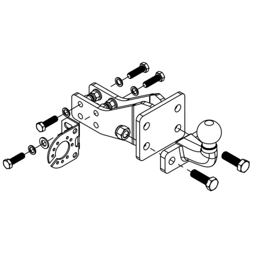 Фаркоп Mitsubishi L200 IV 2006-2014 WESTFALIA Арт. 340089600001