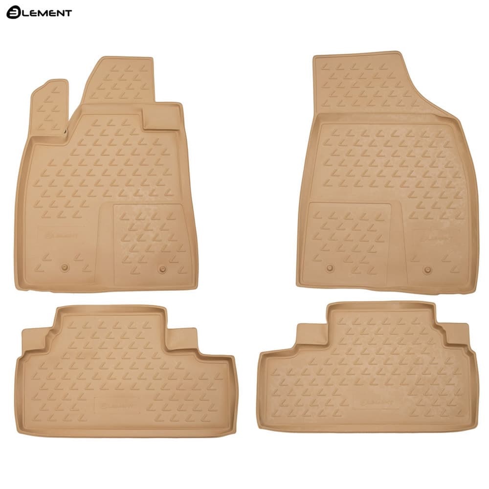 Коврики в салон Lexus RX  2008-2012, полиуретан Element, Бежевый, Арт. NLC.29.24.212k