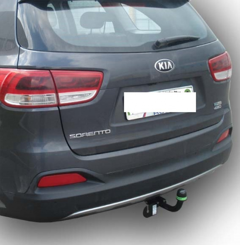 Фаркоп Hyundai Santa Fe (DM) 2015-2019 FL двигатель - дизельный ВЫРЕЗ БАМПЕРА - НЕ ТРЕБУЕТСЯ LEADER PLUS Арт. K121-A