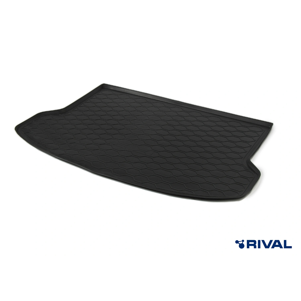 Коврик в багажник Geely Tugella  2020-2023, полиуретан Rival, Черный, Арт. RIV11906002