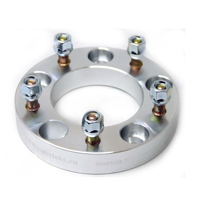 Проставка 30SP5139.7/5114.3-98.5/66.1(STUD12x1.5) Step Silver STARLEKS