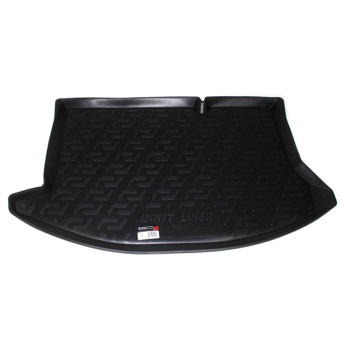 Коврик в багажник Ford Fiesta (MK6) 2008-2012 5 дв., пластик, L.Locker, Черный, Арт. 0102040100