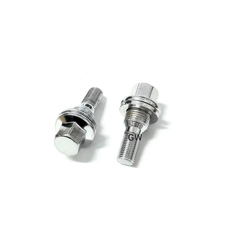 Болт колёсный M12x1.25 Прессшайба L-19мм Хром, Ключ 17, PEUGEOT(NEW) Арт. P72156(17)N58