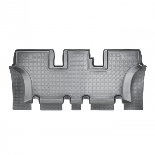 Коврики в салон Hyundai Santa Fe (DM) 2012-2016, полиуретан Norplast, Черный, 7 мест, 3 ряд Арт. NPA00C31521