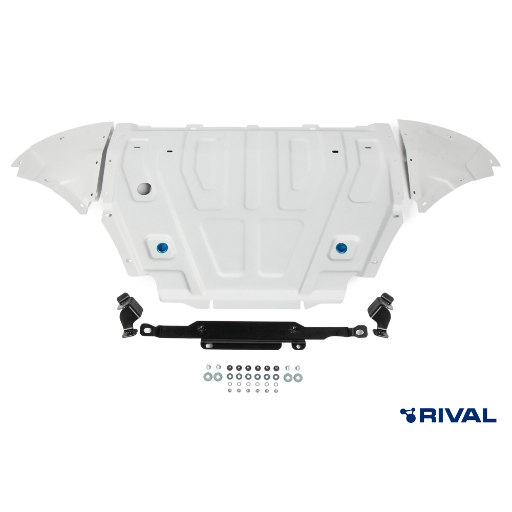 Защита картера двигателя, радиатора Audi Q8 2018- V-3.0 TDI. 3.0TSI Арт. 33358701