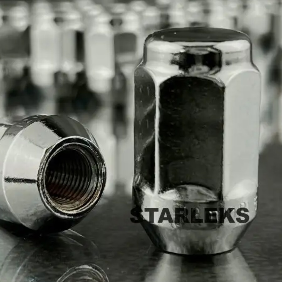 Гайка колеса M14x1.5 Конус h-44мм закрытая, Хром, Ключ 19, Арт. 801948HT