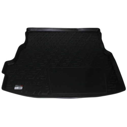 Коврик в багажник Renault Symbol  2002-2006 FL1, пластик, L.Locker, Черный, Арт. 0106060100