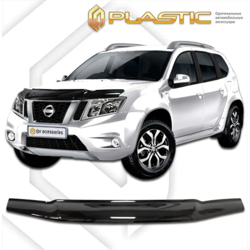 Дефлектор капота Ca-Plastic для Nissan Terrano, арт.20100101097690000000000