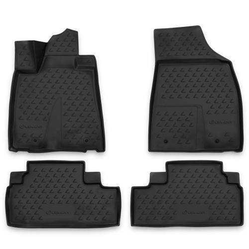 Коврики в салон Lexus RX  2008-2012, полиуретан 3D Element, Черный, Арт. NLC.3D.29.10.210k