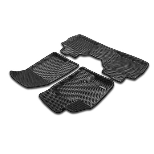 Коврики в салон Haval F7  2024-, 3D EVA Euromat, Черный, 4WD Арт. EM3DEVA001470