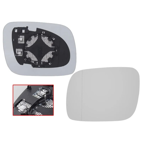Зеркальный элемент  Volkswagen Touareg I 2002-2007 Обогрев, слева (L) Арт. STVW61940G2