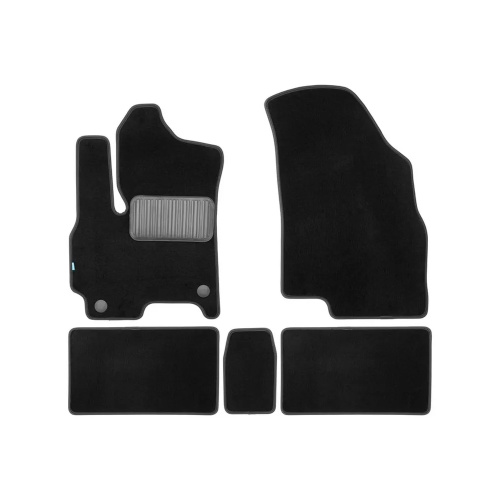 Коврики в салон Chery Tiggo 4 Pro  2024- FL, ткань Klever premium, Черный, Арт. KLEVER05A71168110KH