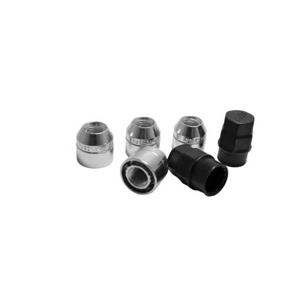 Гайки секретные M12x1.25 Конус h-32мм открытая, Хром, Ключ 17-19, Арт. 416444SXNiva3K