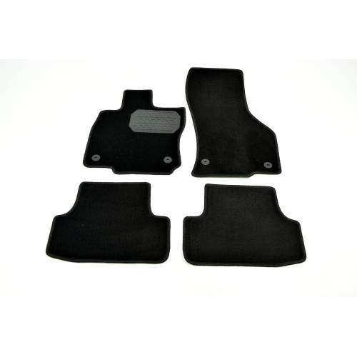 Коврики в салон Volkswagen Golf  2019-2023 Хэтчбэк 5 дв., ткань Norplast, Черный, Арт. NPA00VTE950176