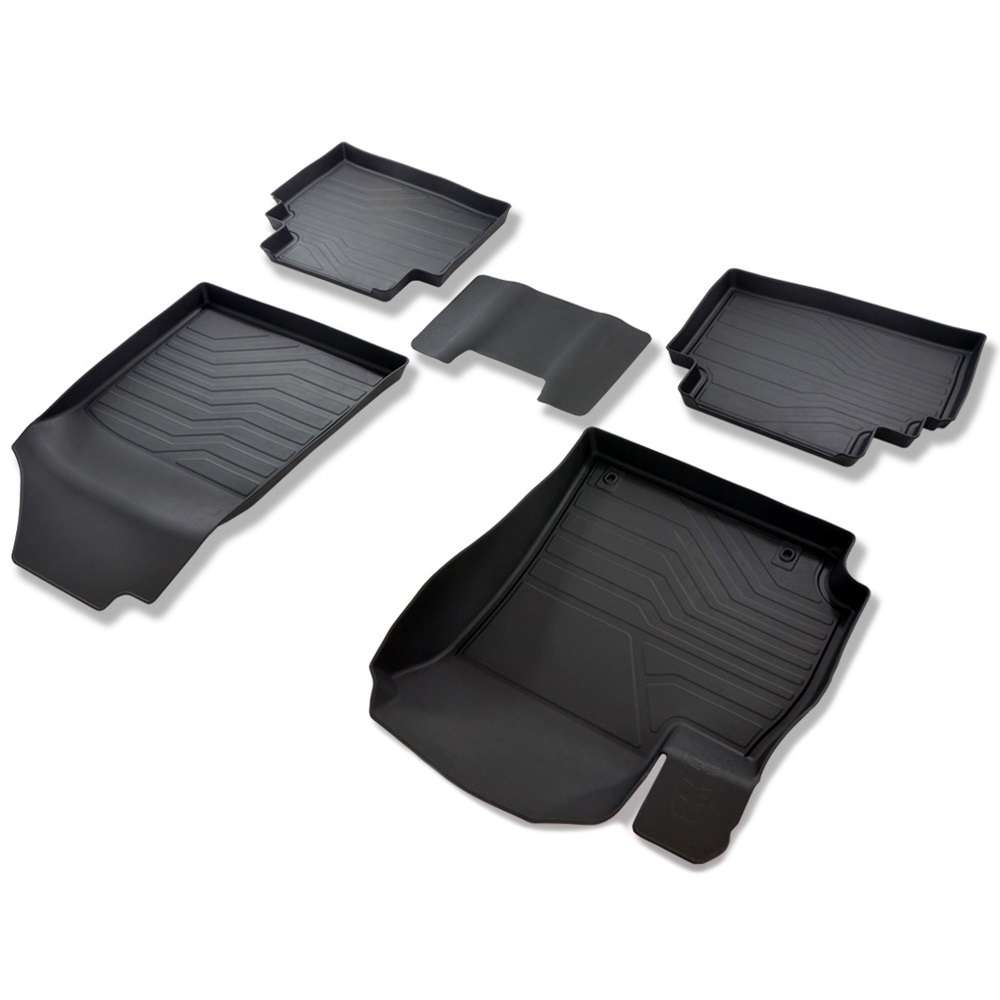 Коврики в салон Haval Jolion 2021-, резина 3D SRTK Premium, Черный, 2WD Арт. PR.HA.JOL.2WD.21G.07X02