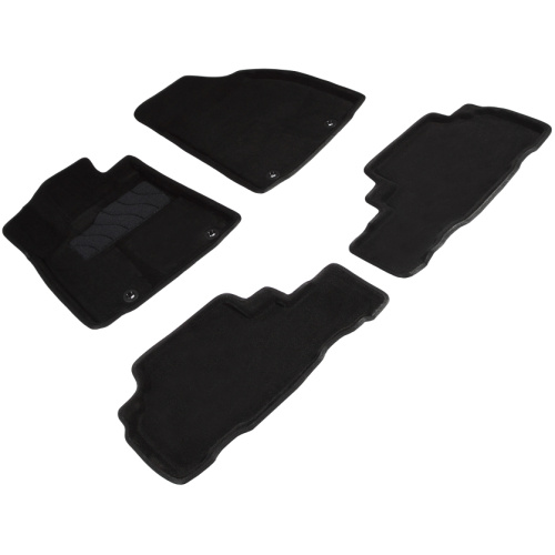 Коврики в салон Lexus RX  2008-2012, 3D ткань Seintex , Черный, Арт. 89882