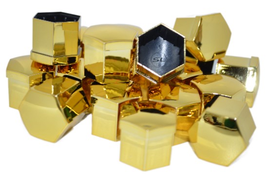 Декоративные колпачки для колесных гаек и болтов HEX19(Gold)