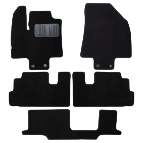 Коврики в салон Nissan Pathfinder (R53) 2021-, текстильные Klever premium, Черный, Арт. KLEVER0503606622110KH