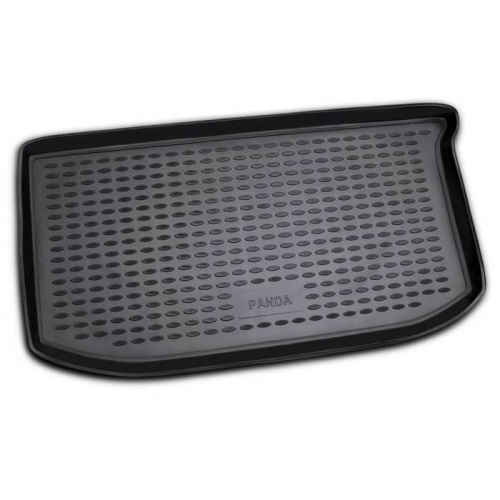 Коврик в багажник Fiat Panda  2003-2008, полиуретан Element, Черный, Арт. NLC1524B11