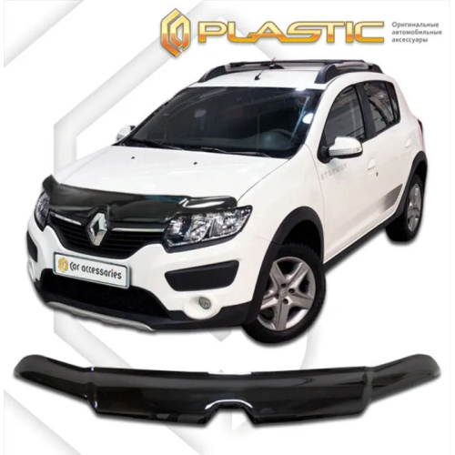Дефлектор капота Ca-Plastic для Renault Sandero, арт.20100101127450000000000