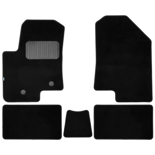 Коврики в салон Changan CS35 Plus 2021- FL, ткань Klever premium, Черный, Арт. KLEVER0309200722110KH