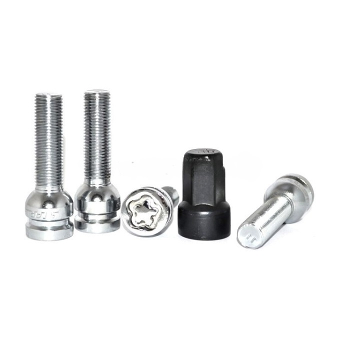 Секретные болты M14x1.5 Сфера L-45мм Хром, Спец Ключ, Арт. 684177X2KEY