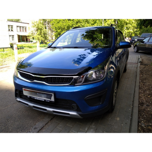 Дефлектор капота SIM для Kia Rio (X) X-line, арт.SKIRIO1712