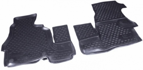 Коврики в салон Volkswagen LT 1996-2006, полиуретан Aileron, Черный, Арт. 62505