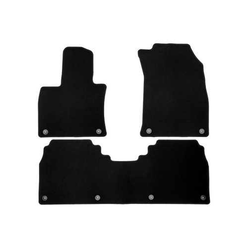 Коврики в салон Hongqi E-HS9 2022-, ткань Klever эконом, Черный, 6 мест Арт. KLEVER0111600201200K