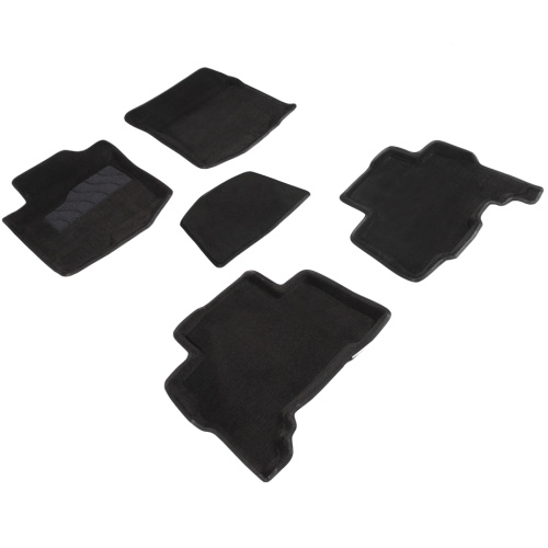 Коврики в салон Toyota Land Cruiser Prado (J150) 2009-2013 5 дв., 3D ткань Seintex , Черный, Арт. 87450