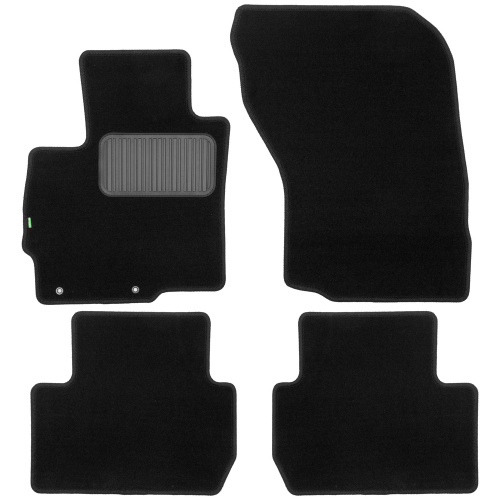 Коврики в салон Mitsubishi Outlander  2012-2014, текстильные Klever standart, Черный, Арт. KVR02352901210KH