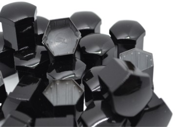 Декоративные колпачки для колесных гаек и болтов HEX19(Black)