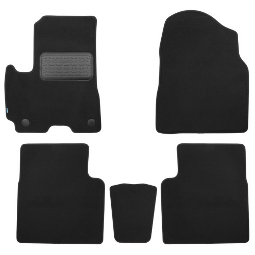 Коврики в салон Lifan X60 2011-2015, ткань Klever premium, Черный, Арт. KVR03730422110KH
