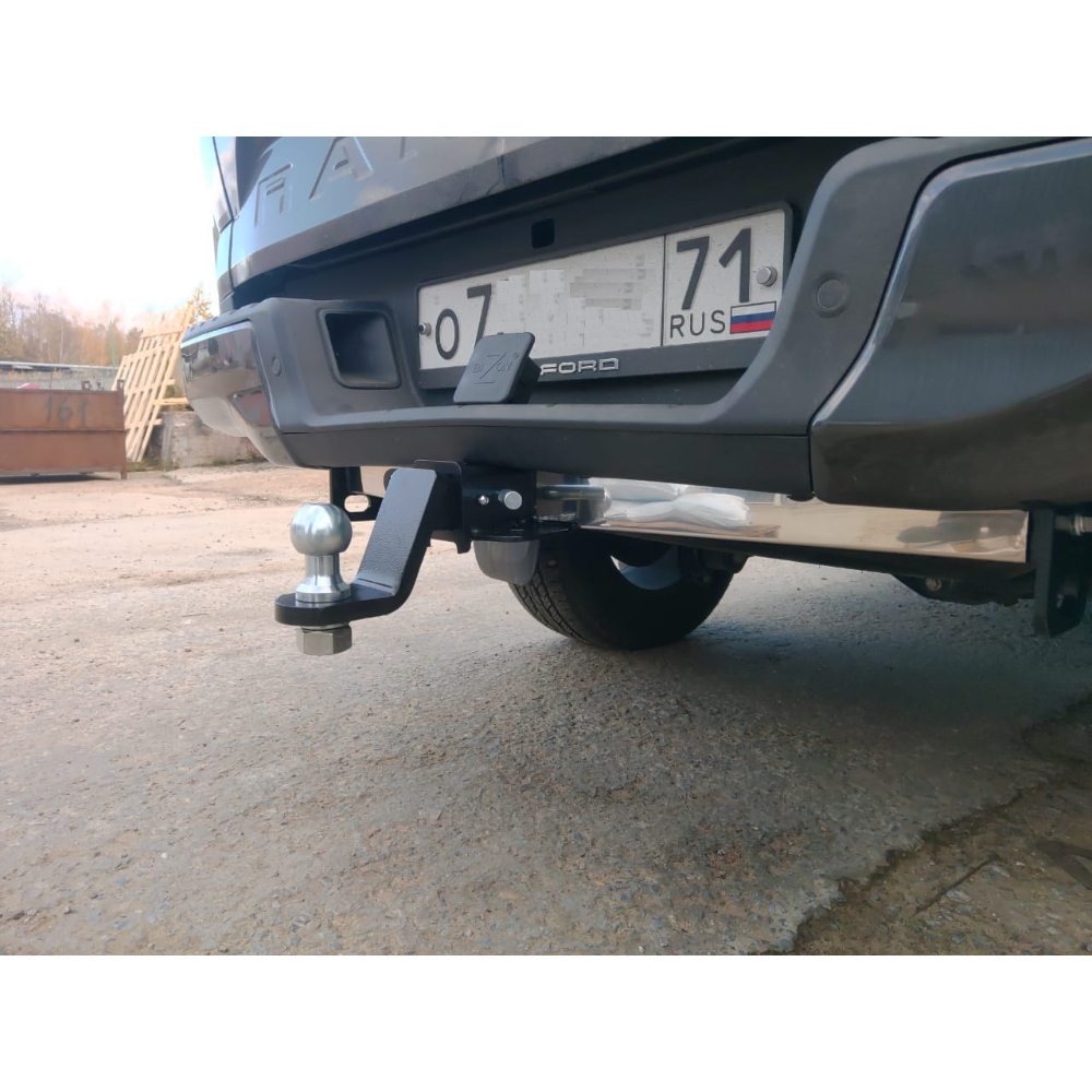 Фаркоп Ford Ranger (P703) 2021- E с антистуком БИЗОН Арт. FA0550EAK