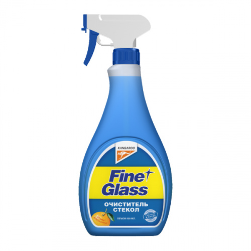 Очиститель стёкол ароматизированный Fine glass (триггер), объём 500 мл, арт. 320119