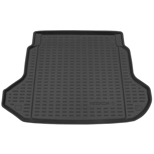 Коврик в багажник Honda CR-V  2001-2004, полиуретан Rezkon, Черный, Арт. 5519015050