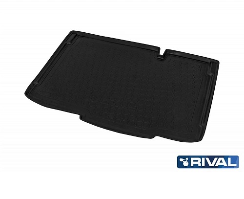 Коврик в багажник Opel Corsa  2006-2010 5 дв., полиуретан Rival, Черный, Арт. 14203002