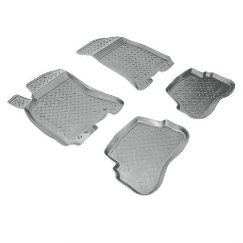 Коврики в салон Volkswagen Passat (B5) 1996-2001 Седан, полиуретан Norplast, Серый, Арт. NPLPO9525G