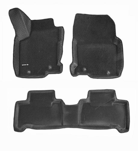 Коврики в салон Lexus NX  2014-2017, 3D EVA Euromat, Черный, Арт. EM3DEVA003211